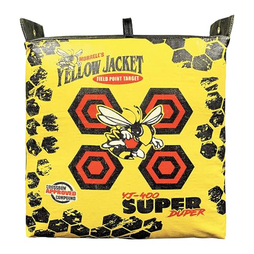 Morrell Super Duper Field Point Bow Targets Archery Block Bag for High Speed Compound Bows and Crossbows Outdoor Target Practice, 3 Pack, Yellow