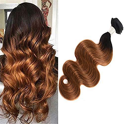 XiaoYuan 8a Brazilian Ombre Body Wave Bundles Virgin Human Hair 4 Bundles Weave Hair Extensions. (16161818) …