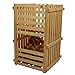 STOLMAK Kartoffelkiste 50x80x50 cm Kartoffel Aufbewahrungsbox Holz Zwiebel Obstkiste Gem&uuml;se Aufbewahrung Holzkisten Kartoffelbox Gro&szlig;