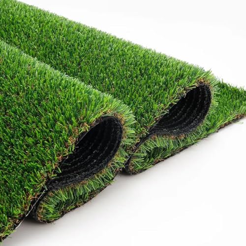 YOEVU - C&eacute;sped Artificial 1X25 Metros, 20mm | Realismo Natural y Alta Densidad | Resistente a UV y Clima | F&aacute;cil Instalaci&oacute;n y Sin Mantenimiento | Seguro para Ni&ntilde;os y Mascotas, Verde