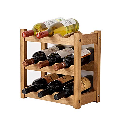 Casier à vin comptoir autonome et organisateur de stockage pliable