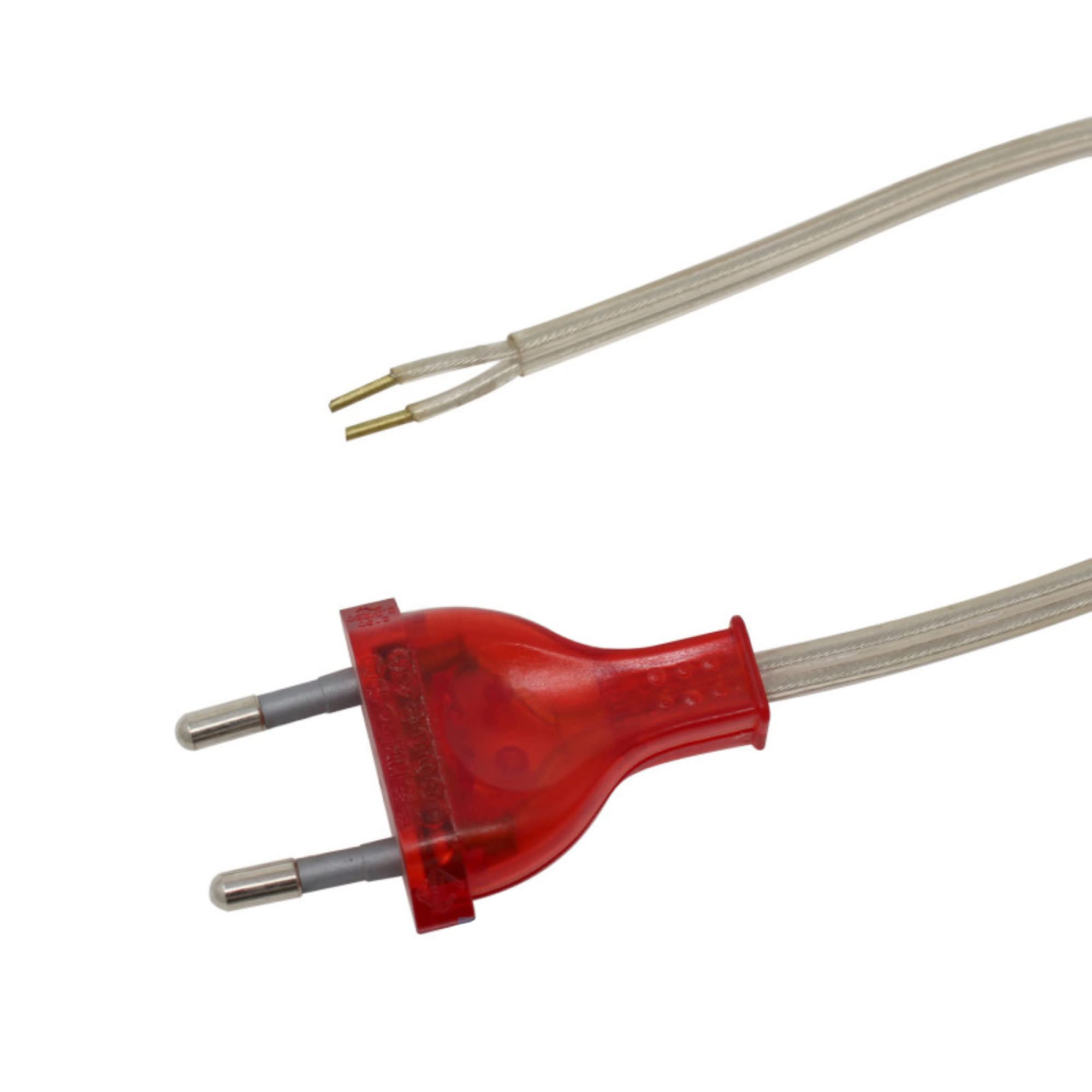 HALOTEC Stromkabel Mit Schalter – 2er Pack, 1,5 M, Schwarz, Für Lampen & DIY