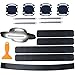 Produktbild 14Stk Auto Einstiegsleisten Aufkleber Set Universal Auto Türgriff Schutzfolie Autotür Schutz Kratzfeste Schutzfolie Lackschutzfolie Türeinstiege Schritt Platte Anti Scratch Abdeckung