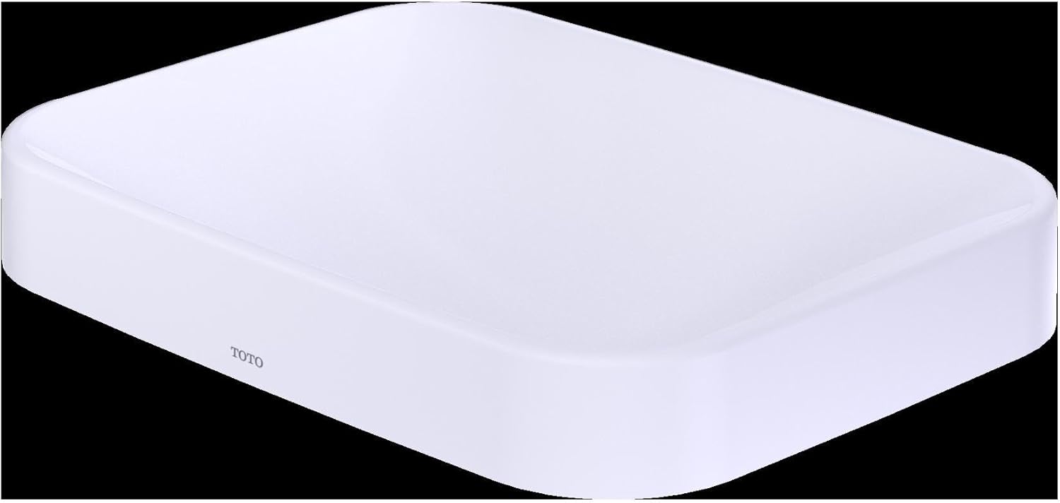 TOTO® Arvina™ Rectangular 20" Vessel Bathroom Sink with CEFIONTECT, Cotton White - LT425G#01