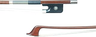 Cello Bow 4/4 Size, IPE Wood with Pernambuco-like Properties, Round shape Ebony Frog, Ideal for Advanced Cellist