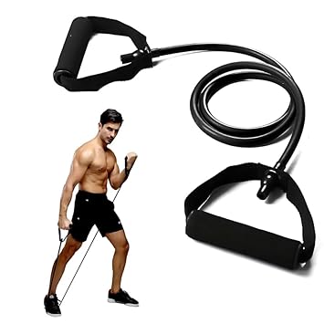 DFIT Resistance Exercise Band |Single Toning Tube- for Full Body Workouts, Single Loop, Men & Women (Pack of 1)