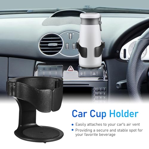 Portavasos para auto con clip para ventilación 2 piezas miniatura 3