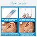 Classicseali 640pcs Earring Hole Cleaner Floss, 3.8 In Disposable Ear Piercing Floss, Piercings Hole Cleaner for Girls Women Men, 4 Colors Piercings Cleaners Flosses with Storage Tube