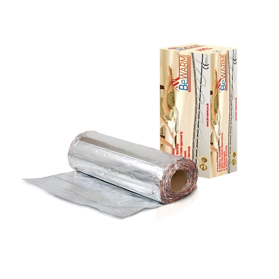 BeWarm Electric Underfloor Heating Mat Kit for Laminate or Wood