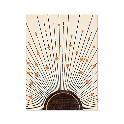 Art mural boho désert triptyque 40x60cm sans cadre chic - 5