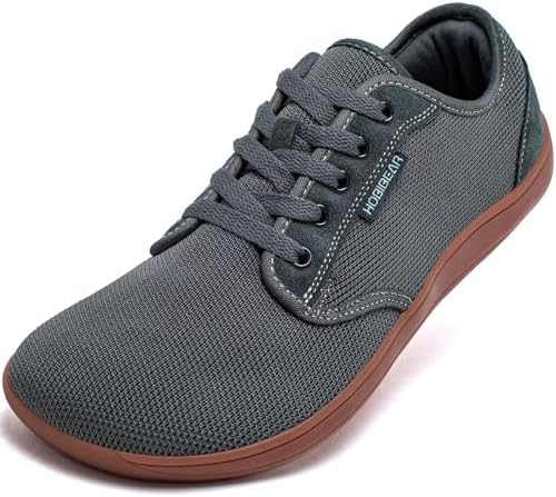 HOBIBEAR Mens Womens Wide Width Barefoot Shoes Unisex Outdoor Zero Drop Cross-Trainer Running Minimalist Walking Shoes Lightweight Breathable