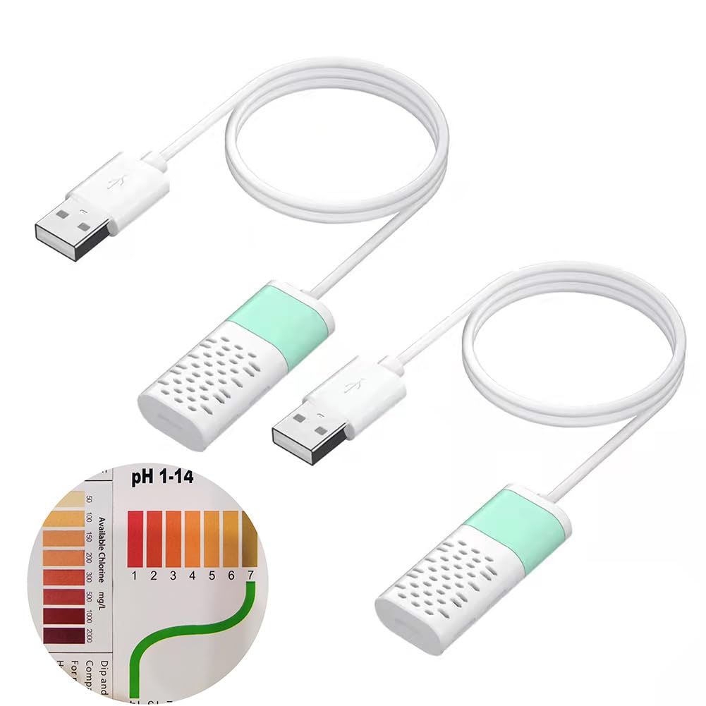 PWPAM 2 Pack Sodium Hypochlorite Generator Multi-Purpose Cleaning Supplies Generator, pH Test Strips and Chlorine Testing Strips Included - generators | Mubboo