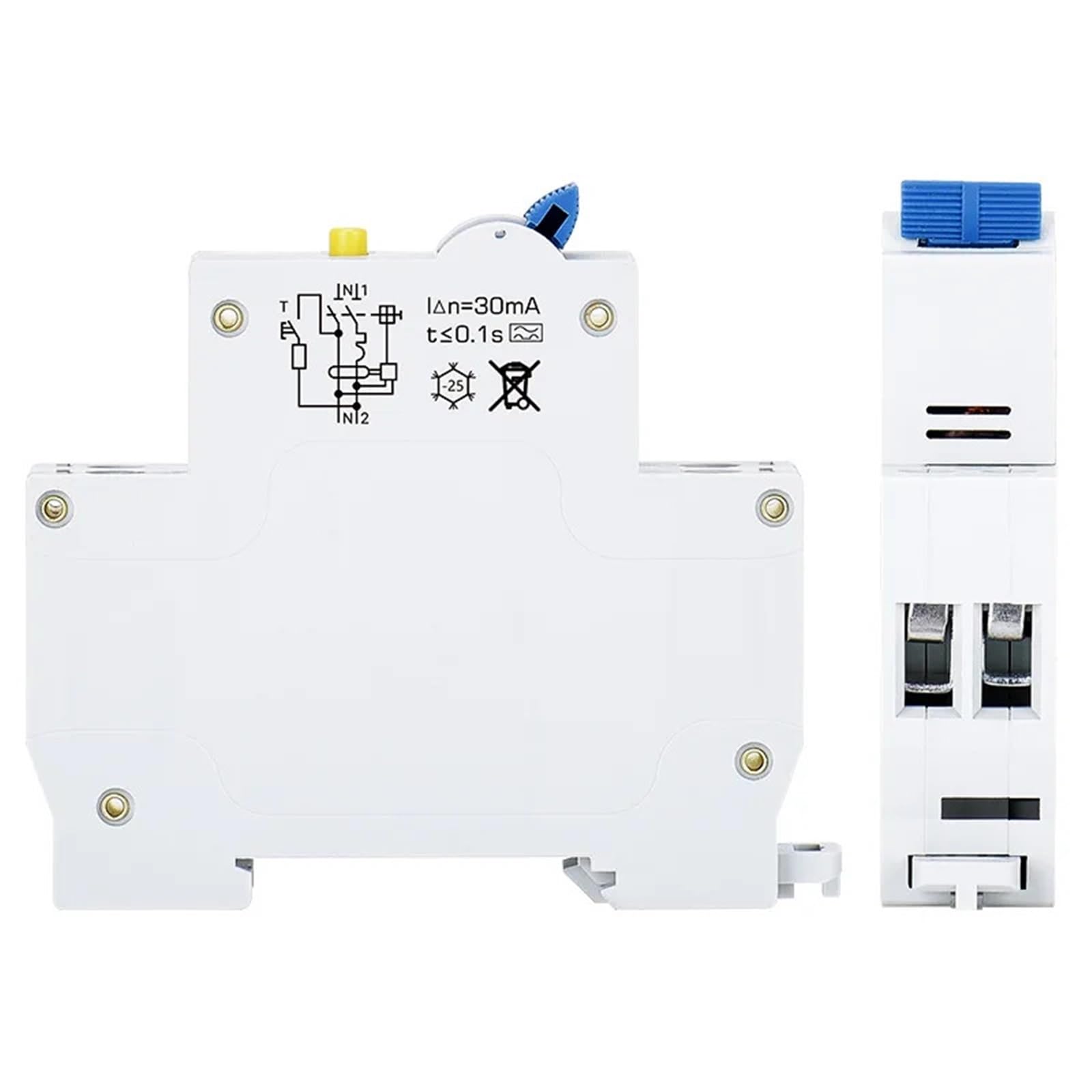 Disjoncteur différentiel haute sensibilité 30mA type A 1P+N 16A - 4