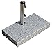 PRO KIRA Sonnen Schirmständer / 25 kg/bis Durchmesser 300cm / Granit Balkonschirmständer/eckig