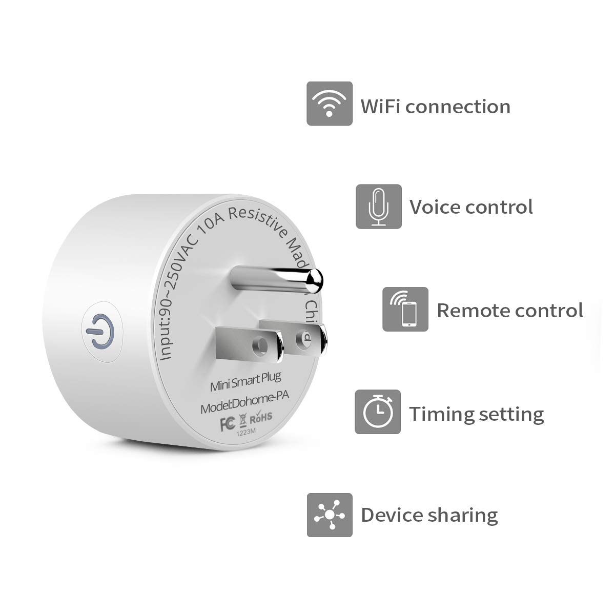 Onе-Dау Sаlе: Uр tо 50% оƒƒ AIMENGTE Smart Plug, WiFi Outlet Mini Socket Work with Apple Homekit,Remote Control with Timer Function, No Hub Required, Only Supports 2.4GHz Network(2 Pack)
