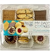 My Dad's Cookies Gluten Free Assorted Cookies, Dairy Free, Kosher, Fresh Baked 20 Count Assortmen...