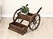 Produktbild Flower racks-xin Bodenbelag Holz geschnitzten Blumenrahmen Balkon dekorativen Blumenständer Doppelrad Blume Rack