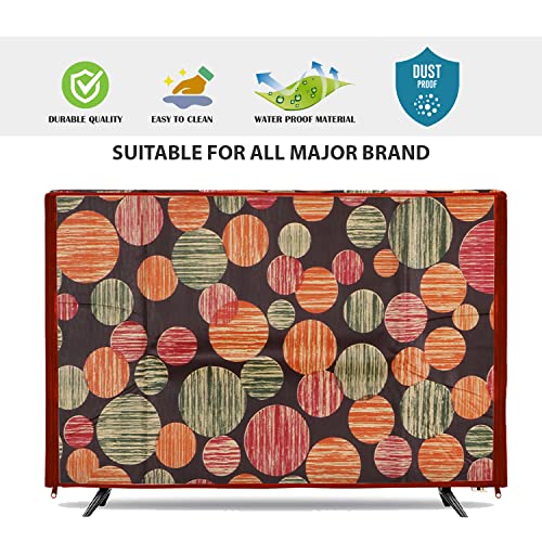 Image of Transparent LCD /LED T.V Protector Cover with Zipper Enclosure for 26 Inch Suitable for All Major Brand & Model (Color-Multi, Size-25.5.3x17 Inches)