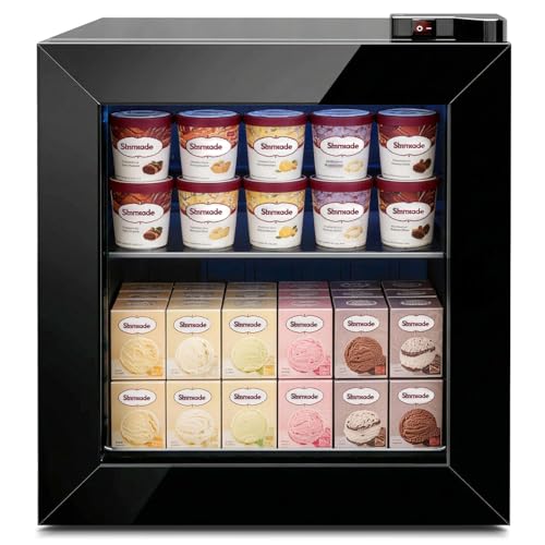 Image of Antarctic Star 35L Upright Ice Cream Storage Unit, Compact Vertical Design with Mechanical Temperature Control, (-10F to -18F), Small Capacity Cold Storage for Home /Office /Dormitory Use, 115V /60Hz