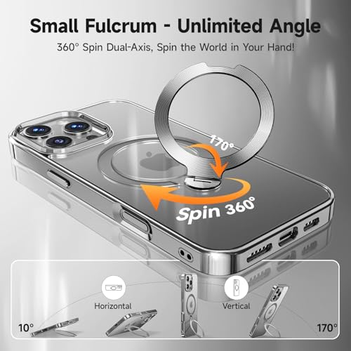 Coque iPhone 16 Pro anneau CD magnétique au design élégant et épuré