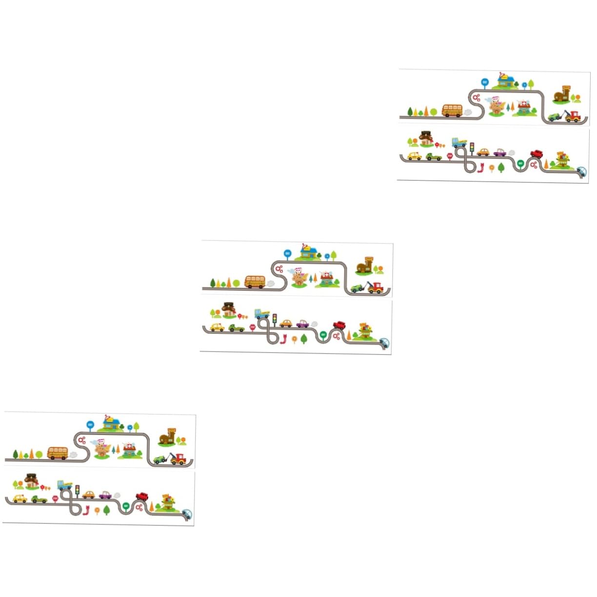 Stickers muraux decoratifs de wagons pour illuminer la chambre de votre fils