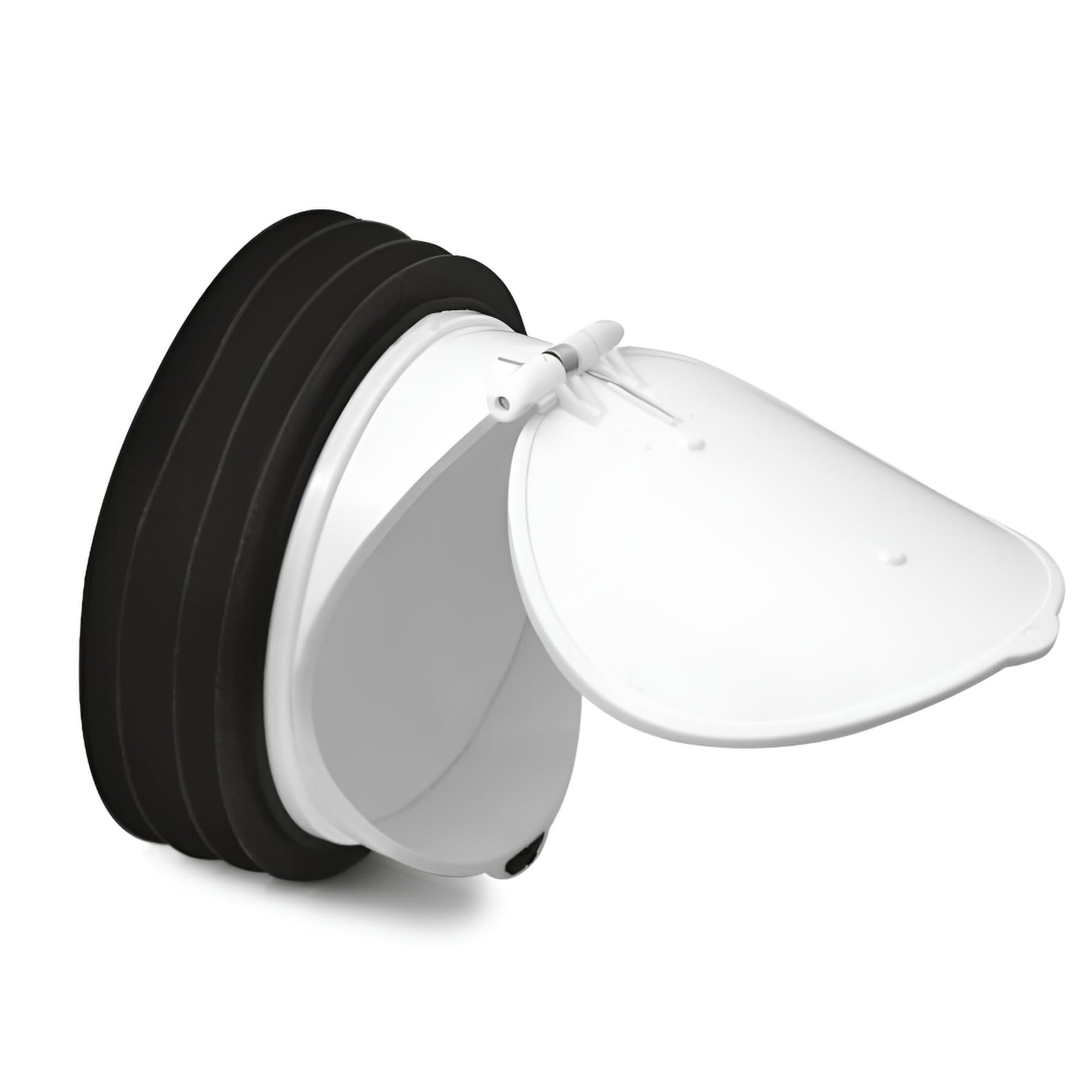 UZMAN 1 tapa de protección para ratas DN 90-100/110 mm, adaptador, válvula antirretorno, protección antirretorno de construcción, tubería KG para aguas residuales, protección contra ratas