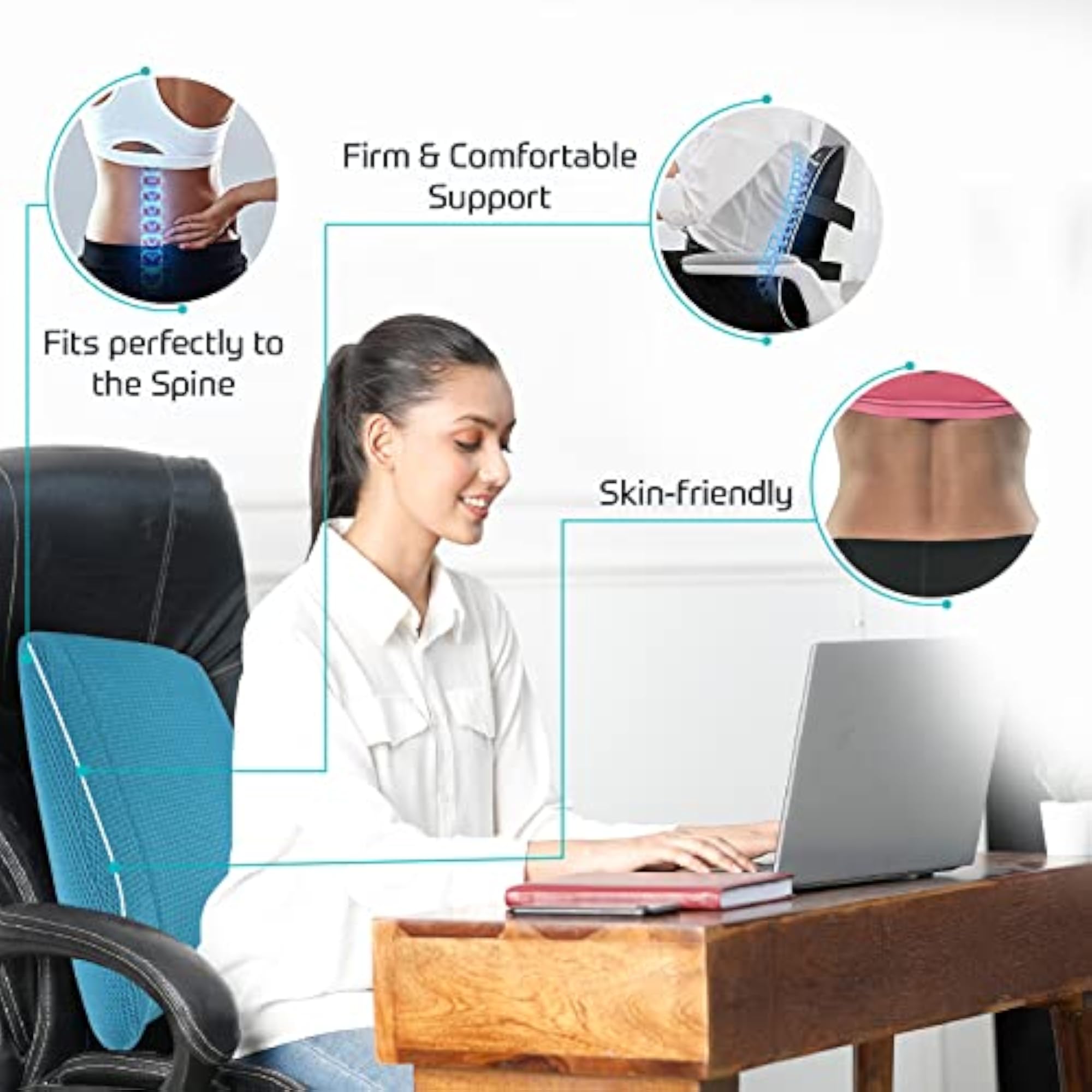 Orthopedic Lumbar Support Cushion for Men & Women