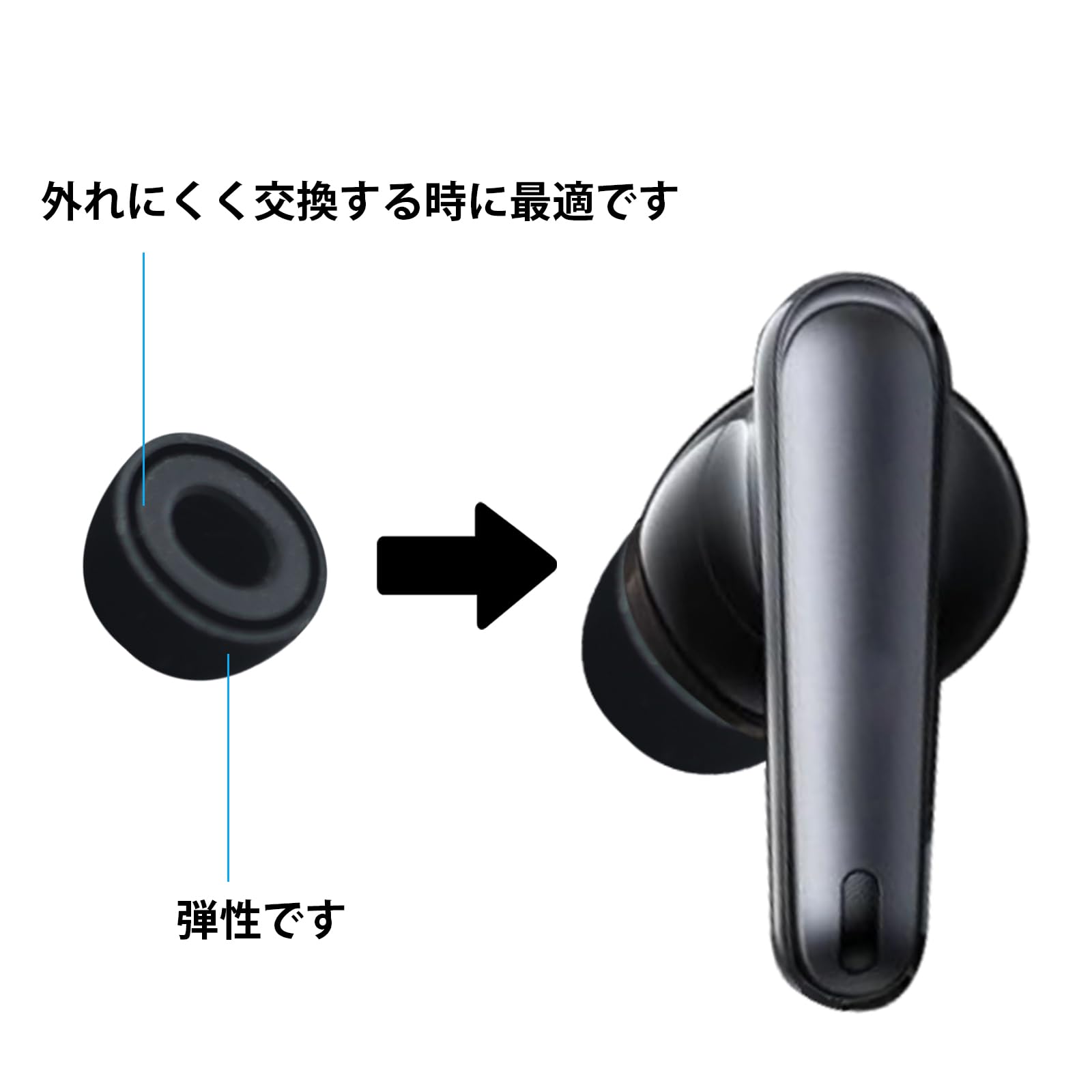 【メーカー交換品】Soundcore Liberty 4 NC イヤフォン Amazon | umvowuxa 交換用イヤーチップ Anker Soundcore Liberty 4 NC