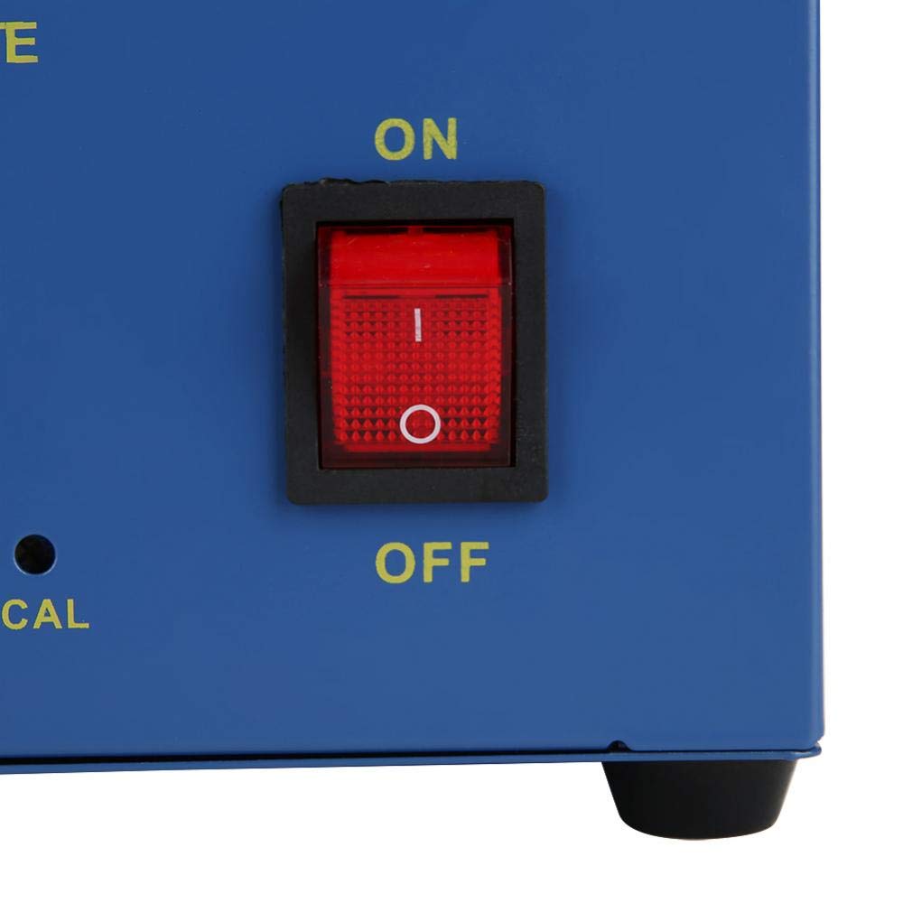 Estación de calentamiento, 200x200 mm LED Placa de calentamiento eléctrica del microordenador Estación de precalentamiento 110 / 220V CA 800W Placa caliente PCB(Enchufe de la UE 220V)
