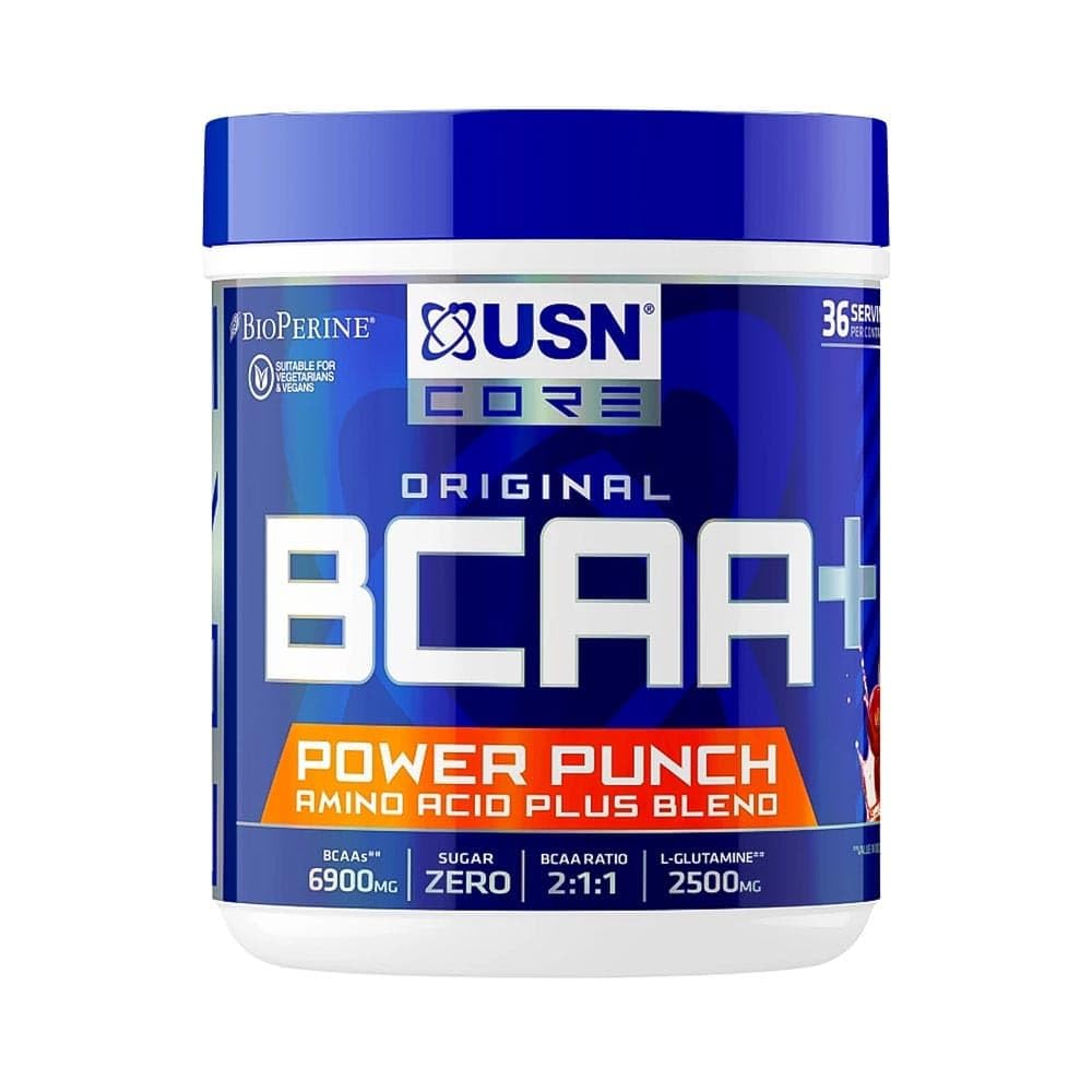 USN - Bcaa Power Punch (400 G) - BCAA - Arricchito con glutamina e vitamina B6 - Anguria