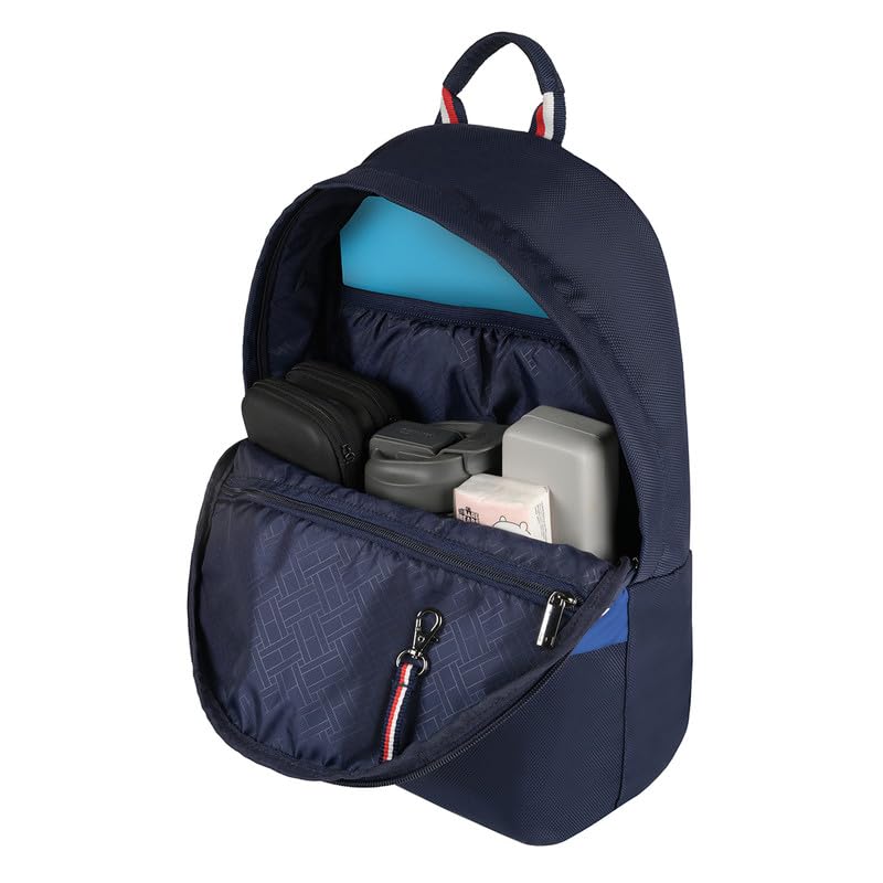 Image of Tommy Hilfiger Unisex Altman Plus 19L Backpack Laptop Organizer & File Slot - Stylish & Lightweight Daypack for School, Work & Travel