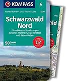 KOMPASS Wanderführer Schwarzwald Nord, Die schönsten Wanderungen zwischen Pforzheim, Freudenstadt und Baden-Baden, 50 Touren mit Extra-Tourenkarte: GPS-Daten zum Download