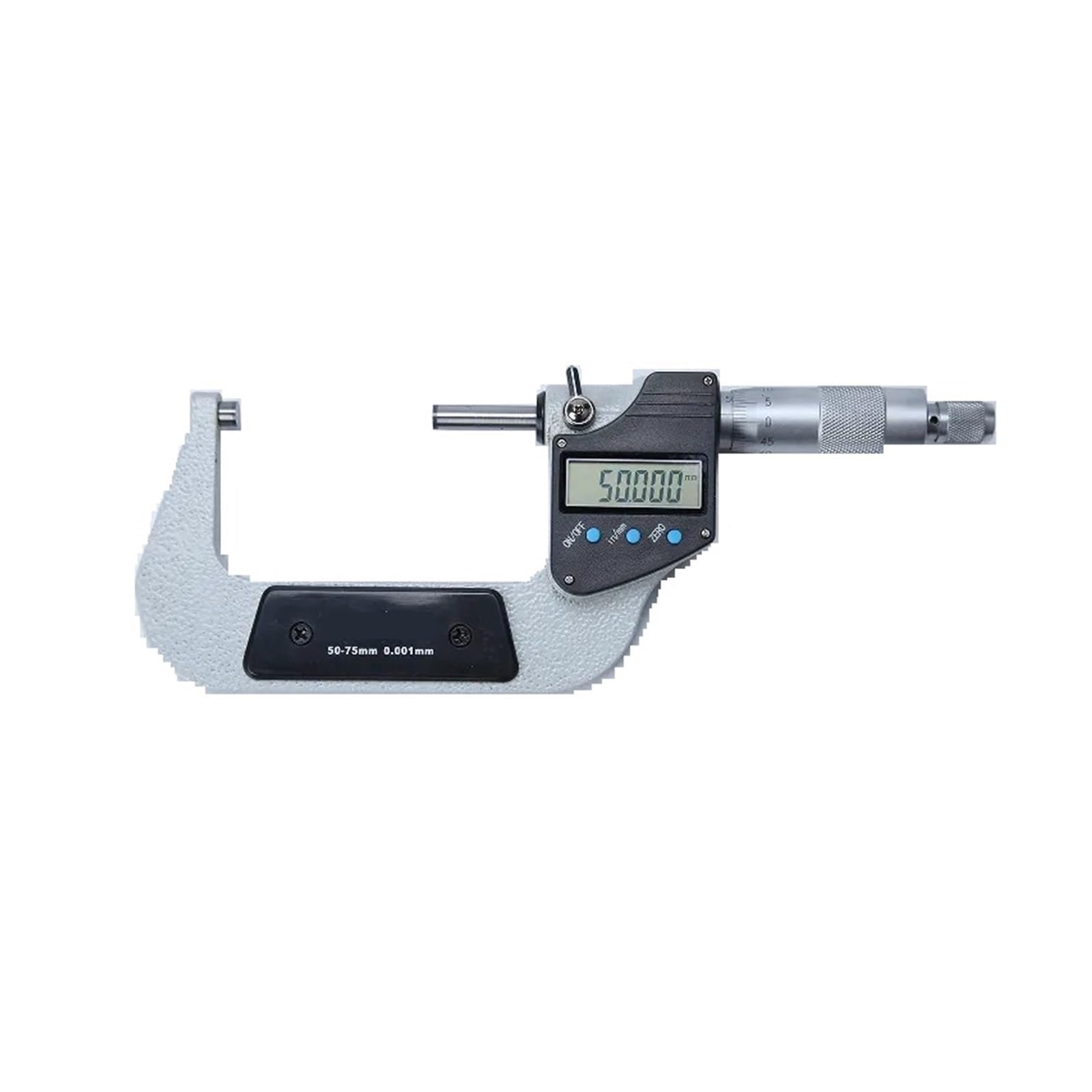 SWENEEN Digital Thickness Gauge 0.001Mm Digital Micrometer Electronic Outside Micrometers Chrome Plated Caliper Gauge Measuring Tools 0-25-50-75-100Mm,50-75mm