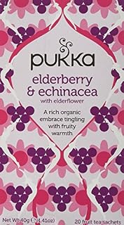 Pukka Elderberry & Echinacea with Elderflower, 20 x