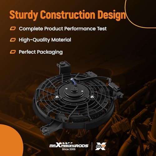 Image of maXpeedingrods 4WD Condenser Fan Assembly Radiator for Lexus GX470 03-09 | 8859060060 LX3120104 1KPTY0601006