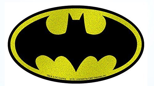C&D Visionary DC Comics Batman Logo On Glitter Sticker by C&D Visionary