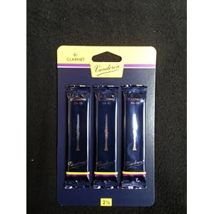 VANDOREN Reeds Clarinet Bb 2.5 Traditional (3 Pack)