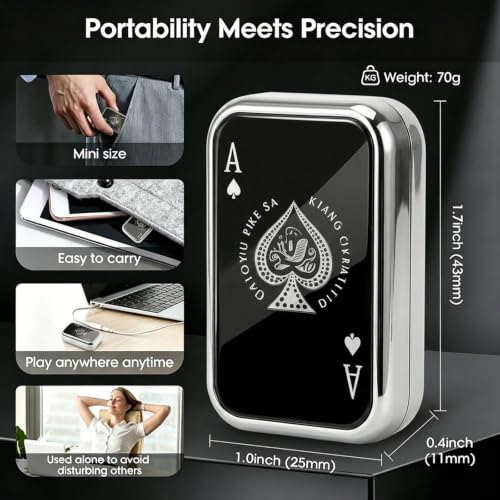 Image of Alloy Magnetic Metal Silver Fidget Slider for Stress and Anxiety Relief-Soap Box Style, Stress Relief Toys Adults, Unrestricted Sliding