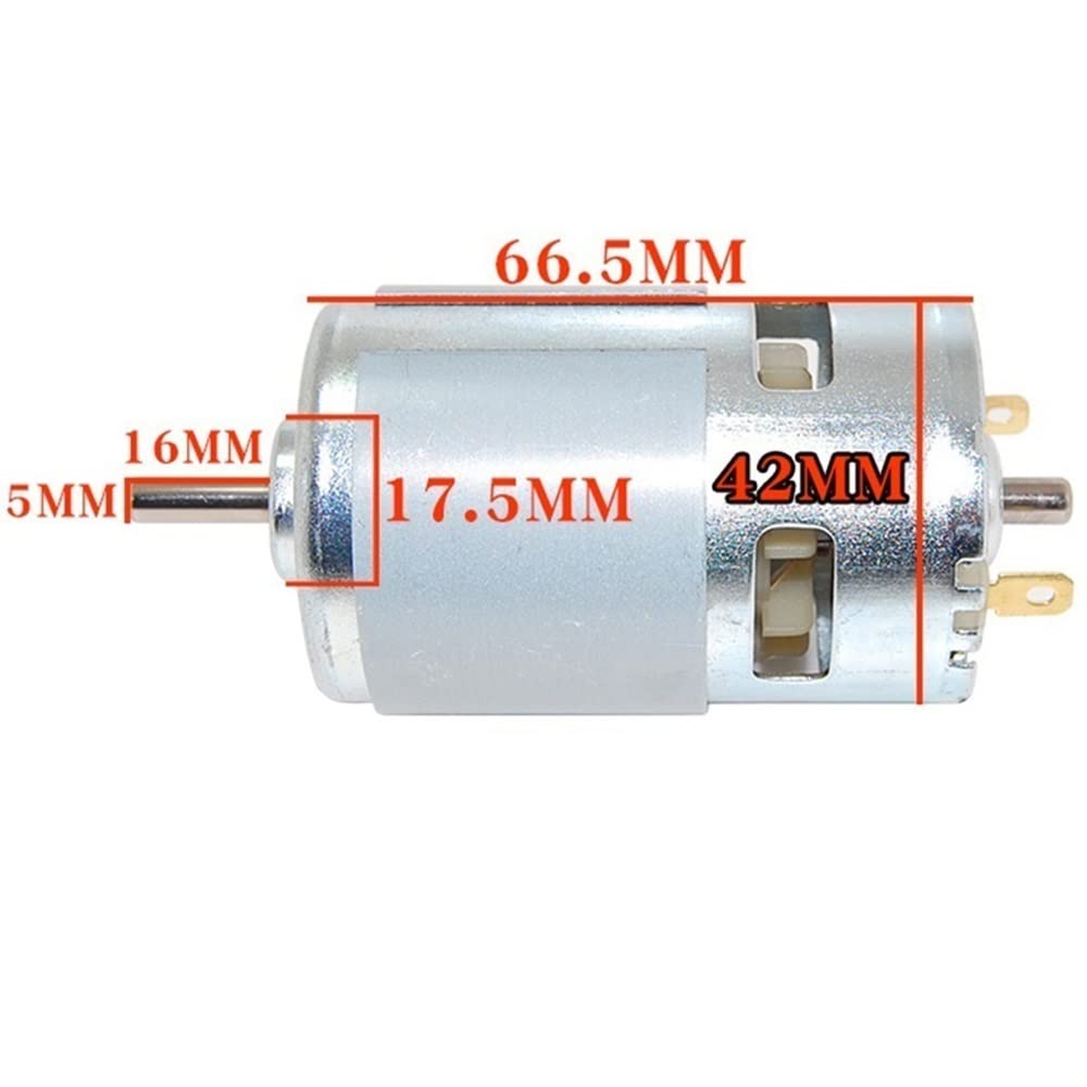 LWOMAN koppelvermogen 775/795 DC Motor 12-24V Dubbele Kogellagers Motor