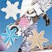 3D Snowflake Snowboarding Stomp Pad Accessory Anti Slip PVC Material for Improving Skid Resistance Durable Exquisite(Golden)