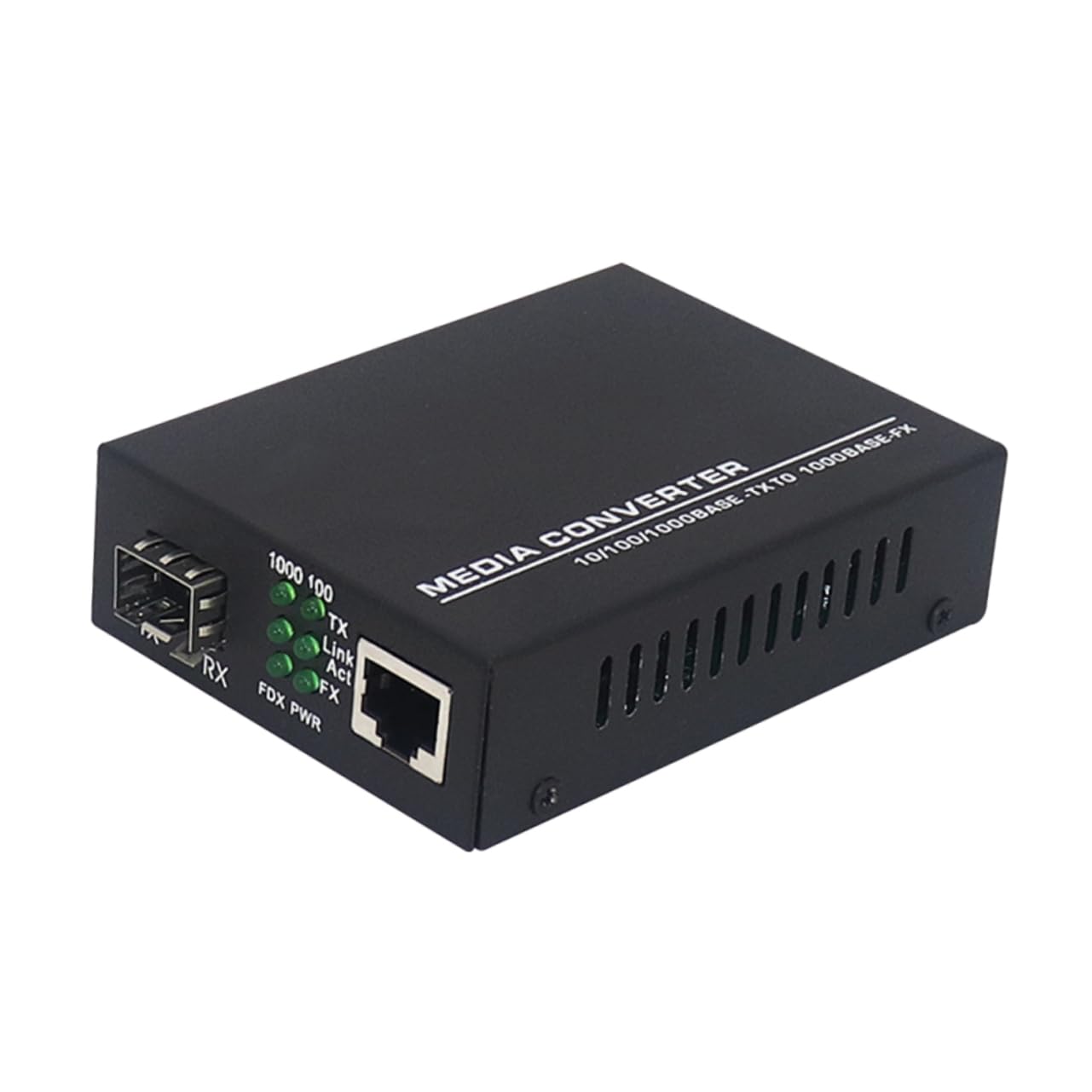 SEWACC Fiber to Ethernet to Fiber Converter 1000base-sx 224/550m Low Power Consumption