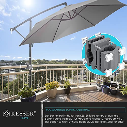 Sonnenschirmhalter für Balkongeländer von Kesser – Premium Qualität