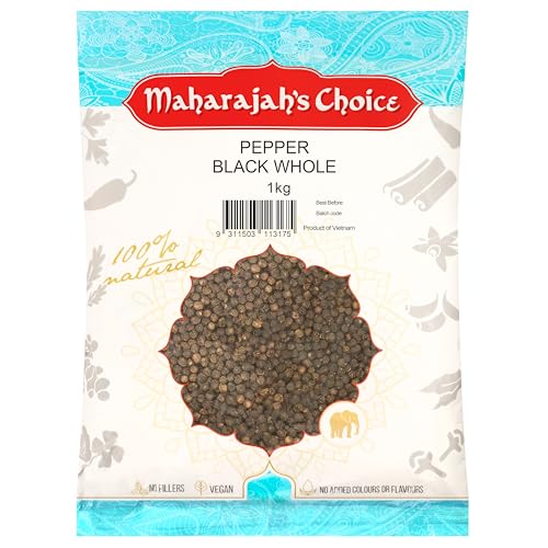 Maharajah's Choice Whole Black Pepper, 1 kg