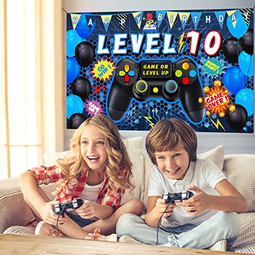 Vlipoeasn 10Th Birthday Decorations For Boys 10Th Video Game Birthday Decorations 10 Birthday Video Game Backdrop 10 Birthday Backdrop For Boys #TOP4