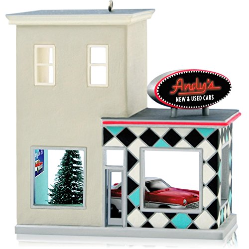 hallmark 2014 popcorn - Hallmark Keepsake Ornament Andy's Cars Nostalgic Houses and Shops 2014