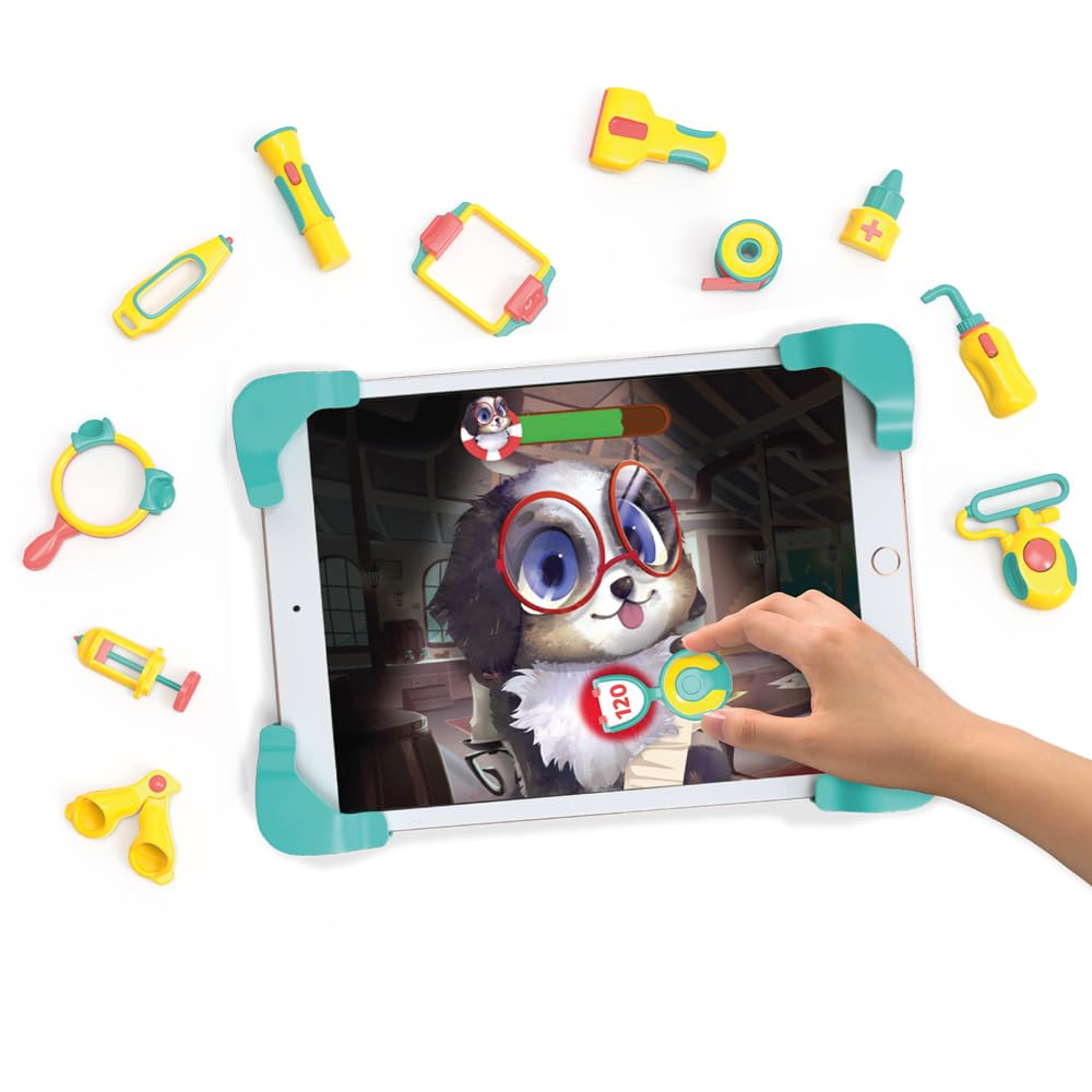 PlayShifu Tacto Doctor - Kit Médico Interactivo Stem con App Educativa y Actividades Ilustrativas | Juego Didáctico de Aprendizaje para Niños y Niñas
