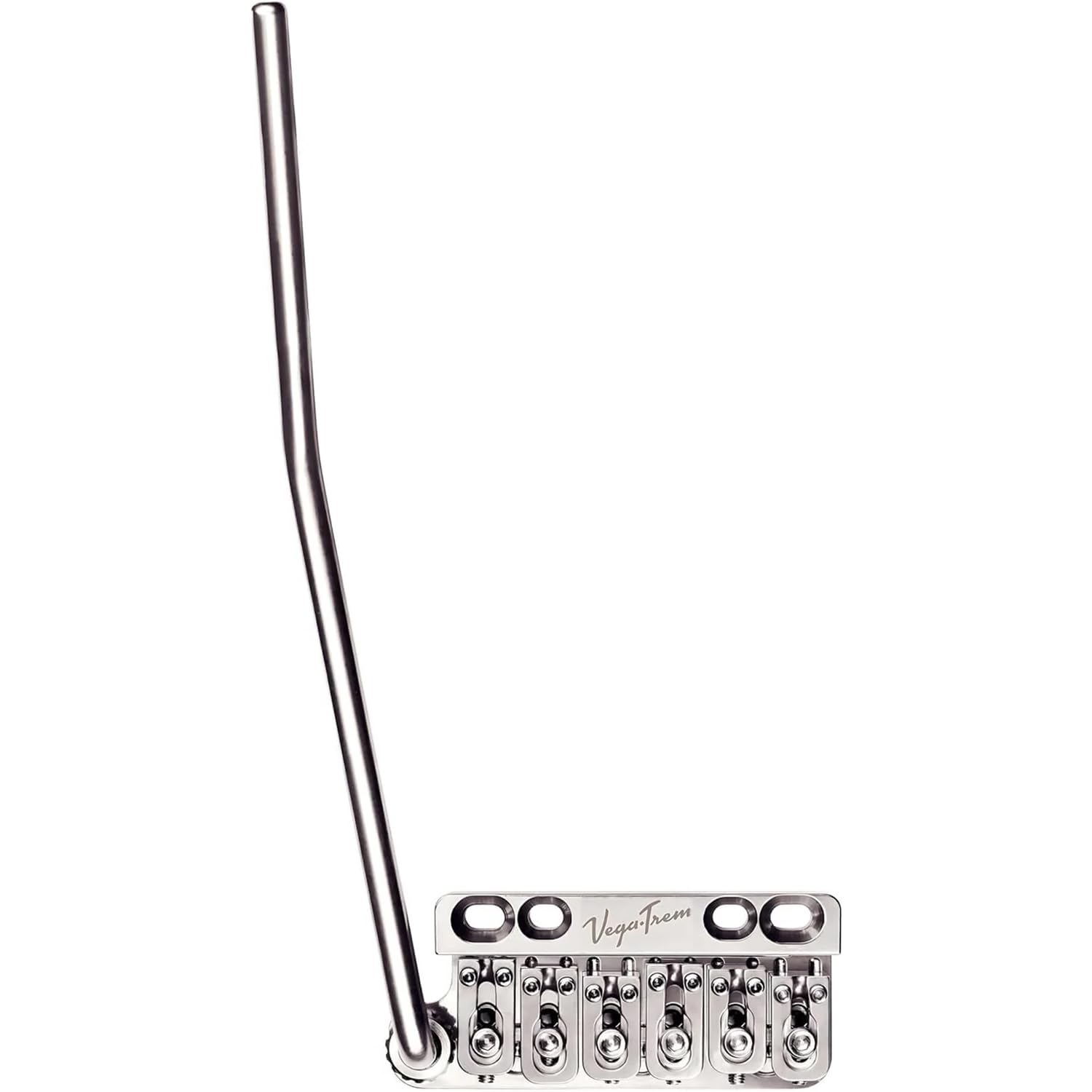 Vega Trem VT1 Special Linkshänder Gitarre 6 Schrauben Tremolo Bridge für Strat | Drop-in 6-Schrauben-No-Mod-Ersatz, 2-Wege-Vibrato, stabile Stimmung, Messingblock, glänzendes Finish