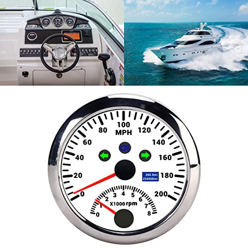 Velocímetro GPS de alta precisión Qqmora para coche y barco con pantalla LCD 7