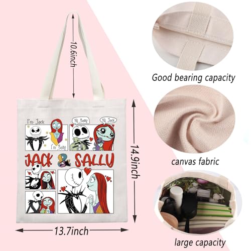 Bolsa Tote Inspirada en Jack Sally miniatura 3