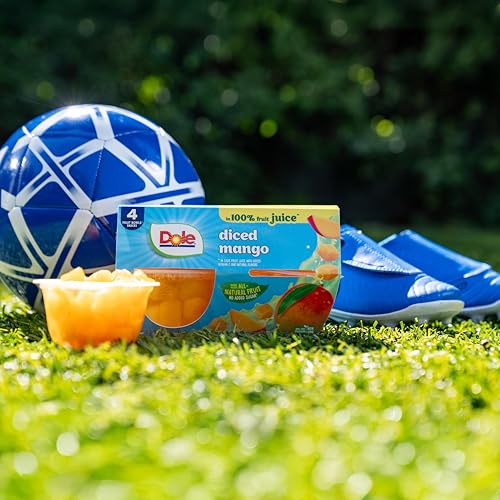 Image of Dole Diced Mango, 4 oz Bowls, 24 Pack | In 100% Fruit Juice, Fruit Bowls